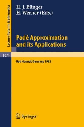 Pade Approximations and Its Applications