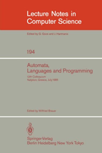 Automata, Languages and Programming