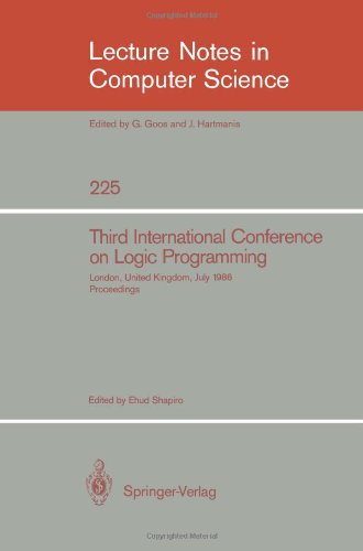 Third International Conference on Logic Programming