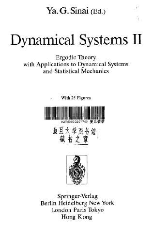 Dynamical Systems II