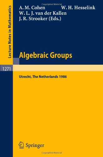 Algebraic Groups