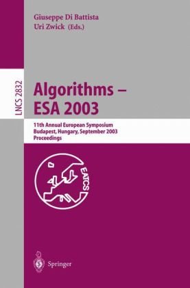 Algorithms  Esa 2003