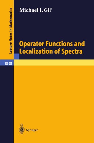 Operator Functions and Localization of Spectra