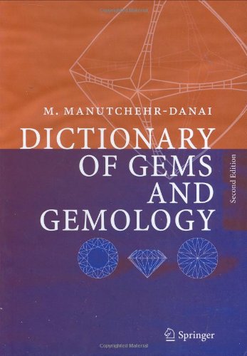 Dictionary of Gems and Gemology