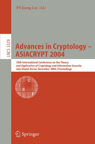 Advances in Cryptology - ASIACRYPT 2004