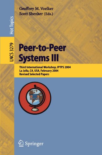 Peer To Peer Systems Iii