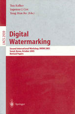 Digital watermarking second international workshop ; revised papers