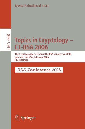 Topics in Cryptology -- CT-Rsa 2006