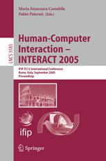 Humancomputer Interaction Interact 2005