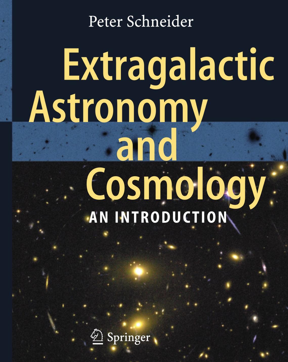 Extragalactic Astronomy and Cosmology