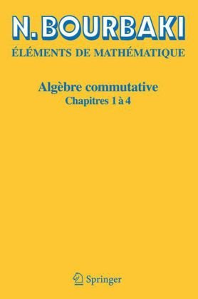 Algebre Commutative