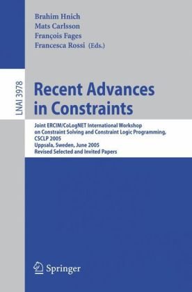 Recent Advances In Constraints