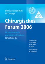 Chirurgisches Forum 2006 für experimentelle und klinische Forschung 123. Kongress der Deutschen Gesellschaft für Chirurgie Berlin, 02.05. - 05.05.2006