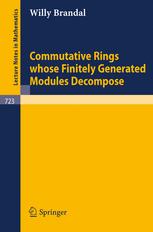 Commutative Rings whose Finitely Generated Modules Decompose