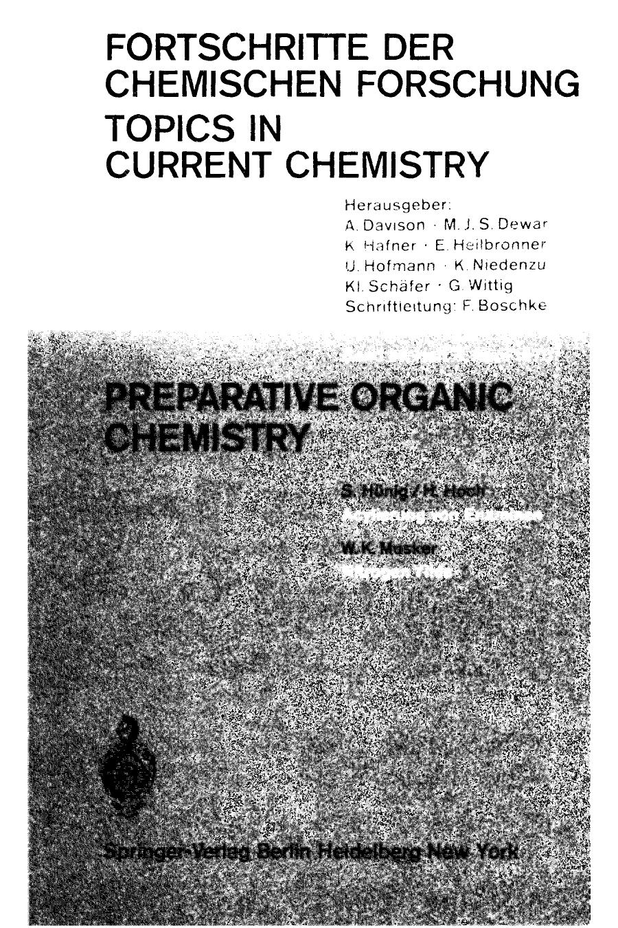 Preparative organic chemistry