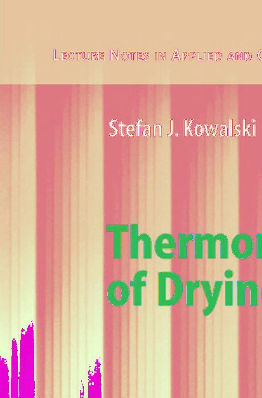 Thermomechanics of Drying Processes