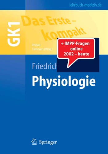 Physiologie - GK1 mit 103 Tabellen