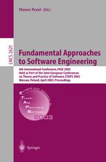 Fundamental approaches to software engineering 6th international conference ; proceedings