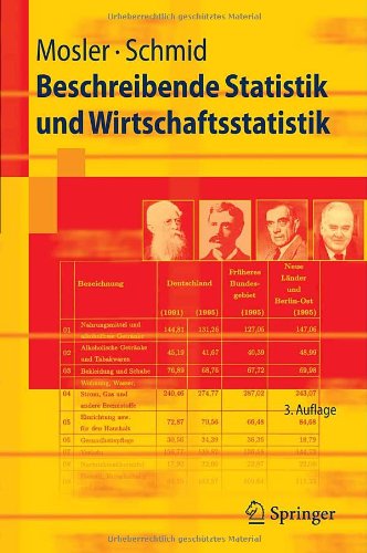 Beschreibende Statistik Und Wirtschaftsstatistik