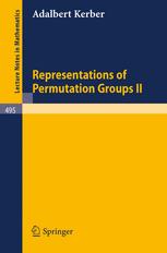 Representations of permutation groups I-II