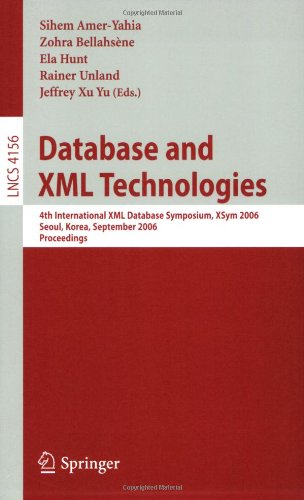 Database and XML Technologies