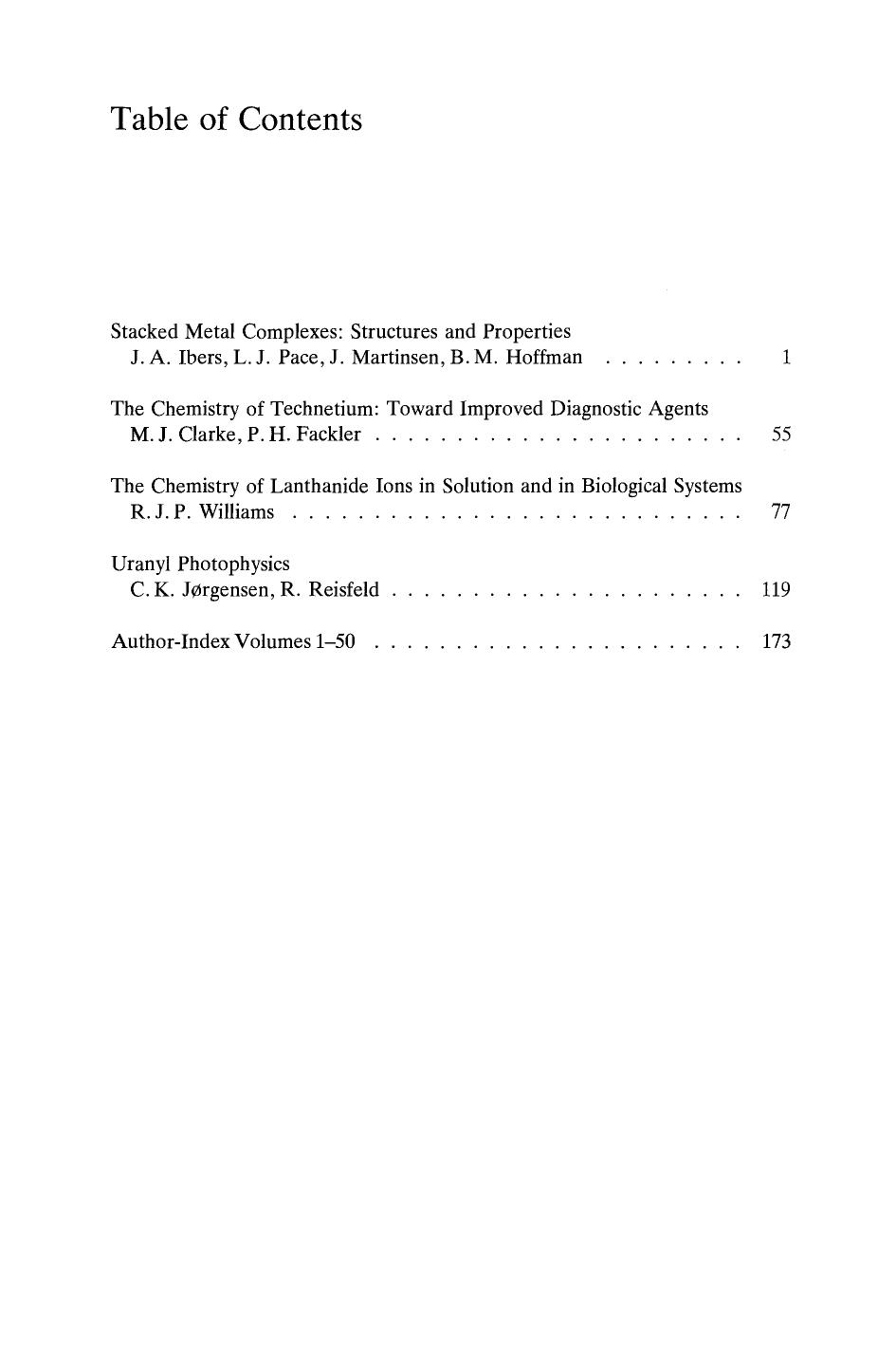 Topics in inorganic and physical chemistry