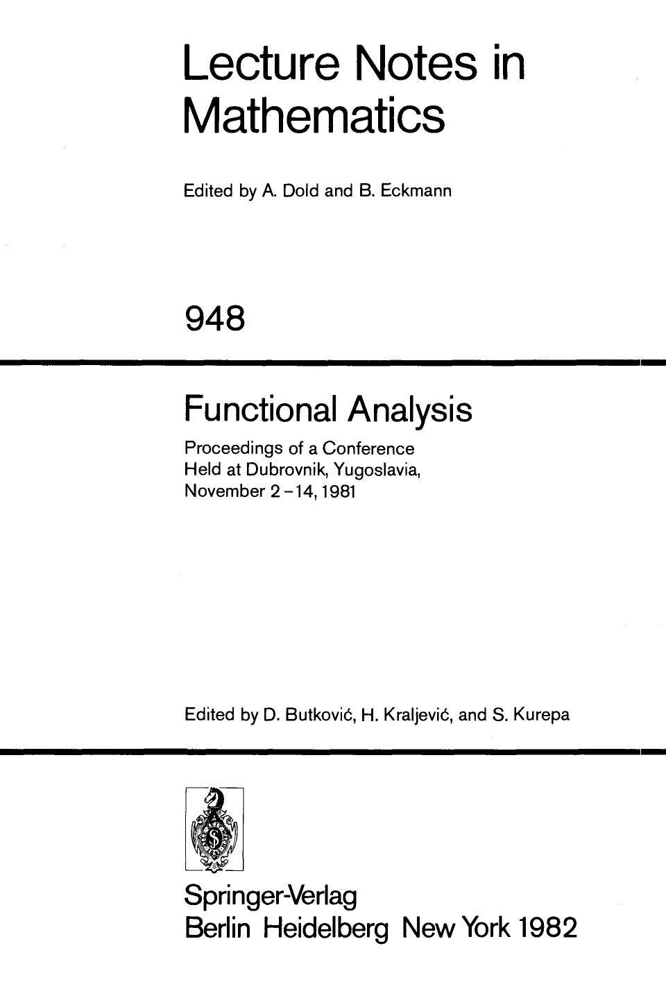 Functional Analysis