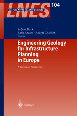 Engineering Geology for Infrastructure Planning in Europe