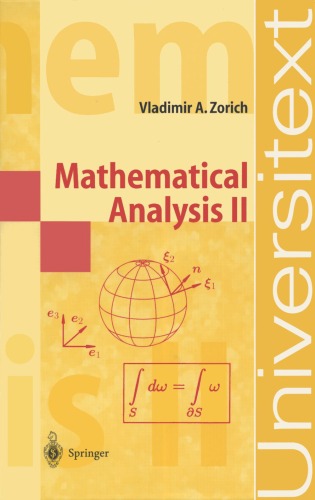 Mathematical Analysis II