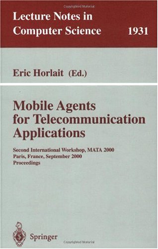 Mobile Agents For Telecommunication Applications