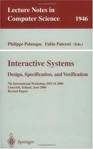 Interactive Systems. Design, Specification, and Verification