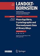 Phase Equilibria, Crystallographic and Thermodynamic Data of Binary Alloys