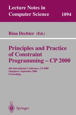 Principles and practice of constraint programming 6th international conference ; proceedings