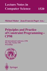 Principles and practice of constraint programming 4th international conference ; proceedings