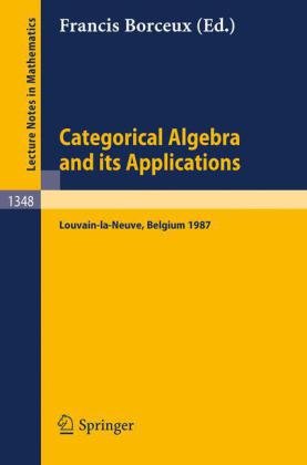 Categorical Algebra and Its Applications