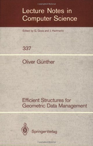 Efficient Structures for Geometric Data Management