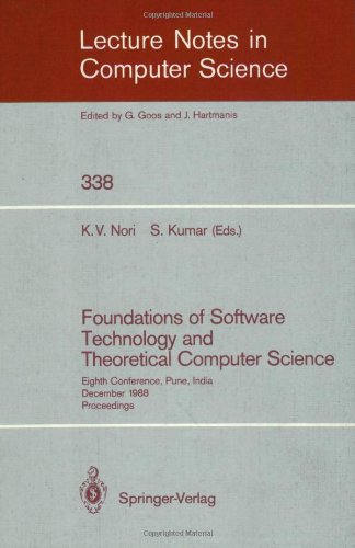 Foundations of Software Technology and Theoretical Computer Science