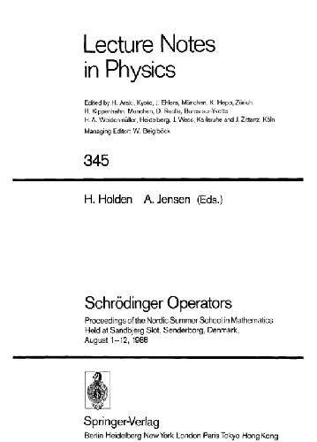 Schrodinger Operators