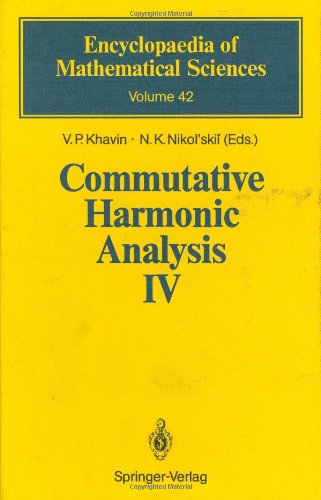 Commutative Harmonic Analysis IV