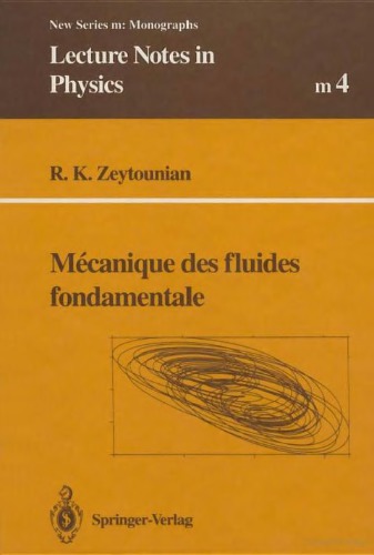 Mécanique Des Fluides Fondamentale