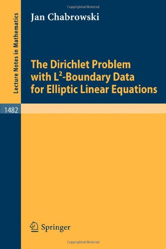 The Dirichlet Problem With L² Boundary Data For Elliptic Linear Equations