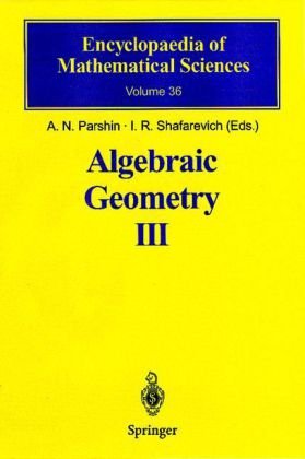 Algebraic Geometry III