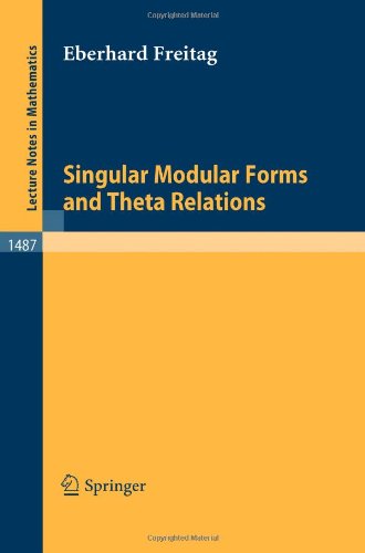 Singular Modular Forms and Theta Relations