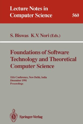 Foundations of Software Technology and Theoretical Computer Science