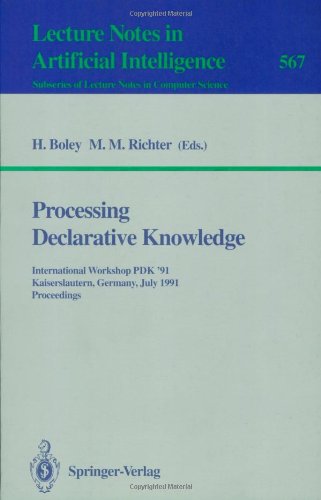 Processing Declarative Knowledge