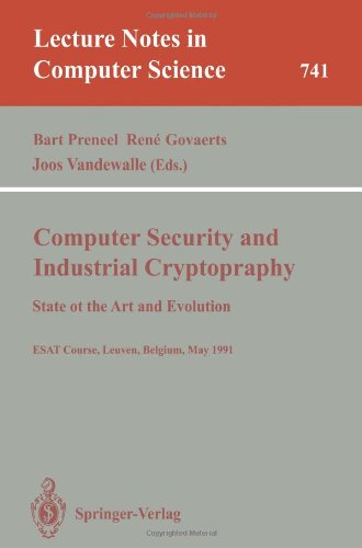 Computer Security and Industrial Cryptography