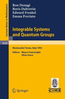 Integrable Systems And Quantum Groups