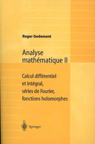 Analyse Math Matique II