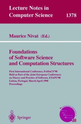 Foundations of Software Science and Computation Structures