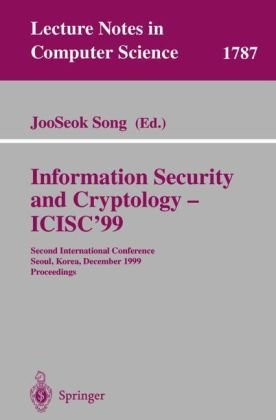 Information Security And Cryptology  Icisc'99